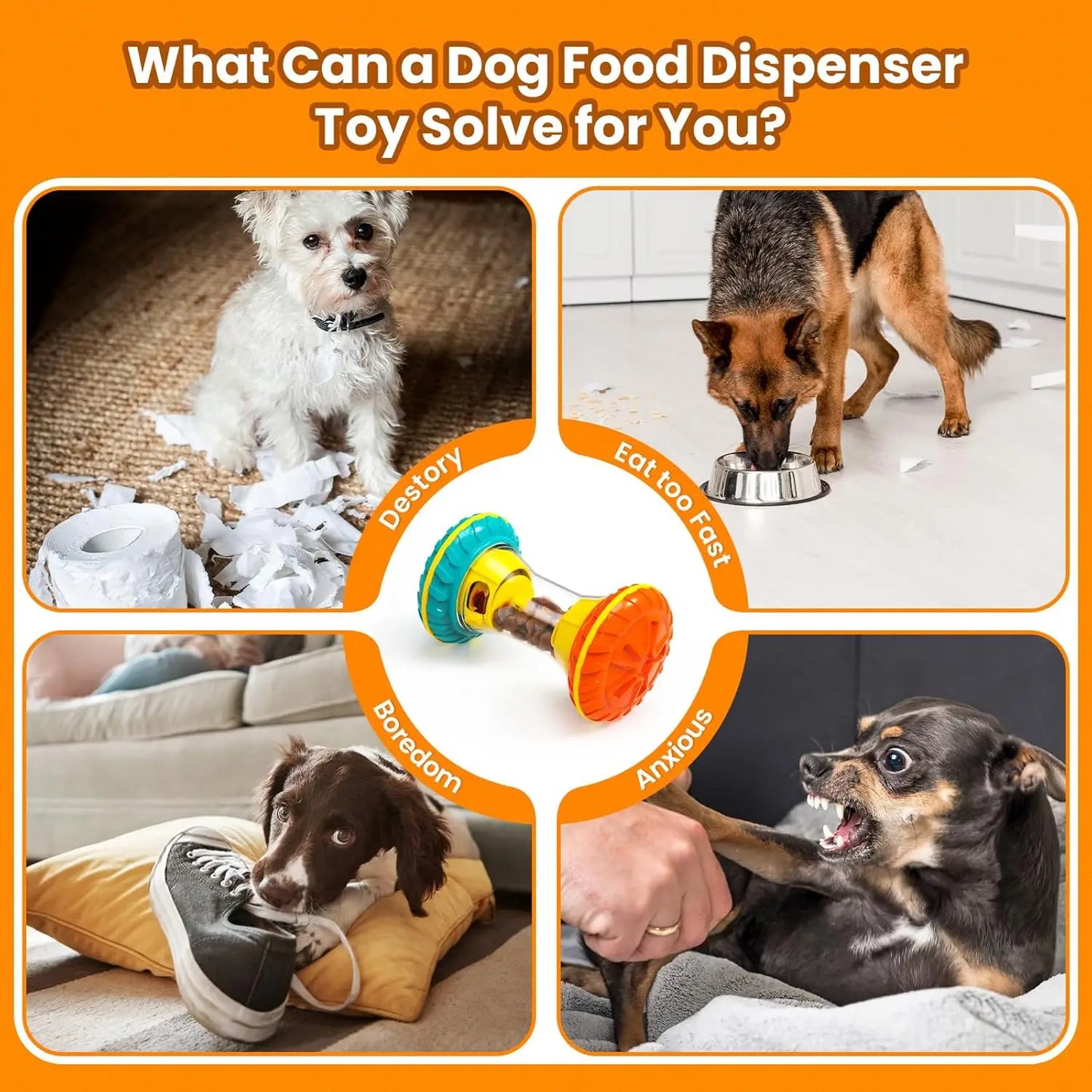Interactive Dog Puzzle Toys for Boredom