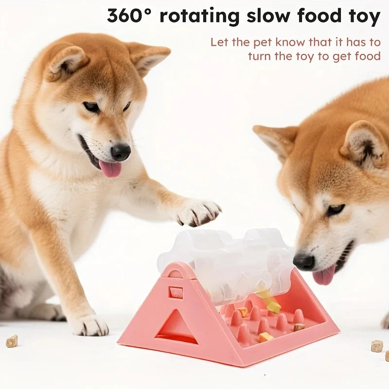 Flower Rotating Food Dispenser